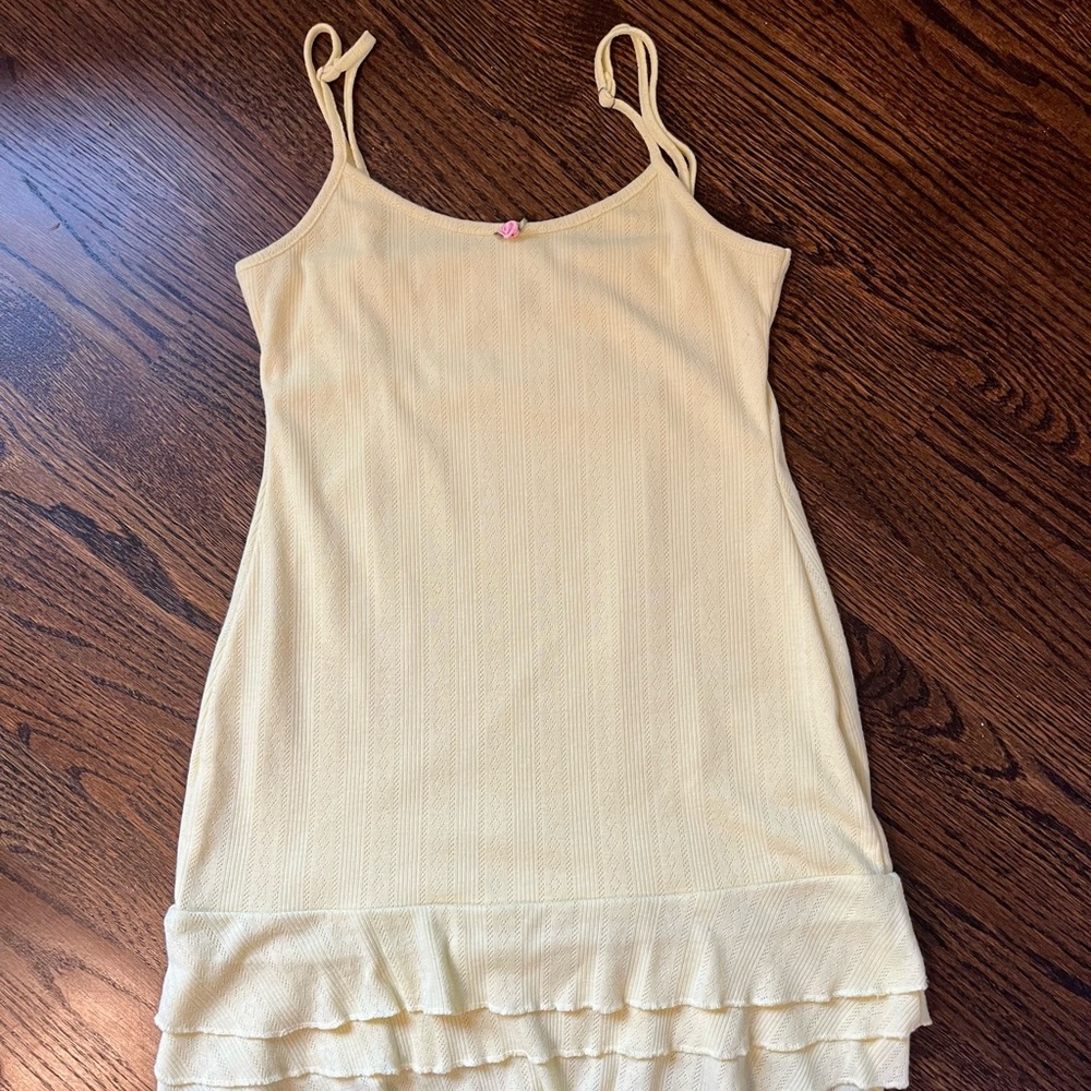Edikted Yellow Mini Dress